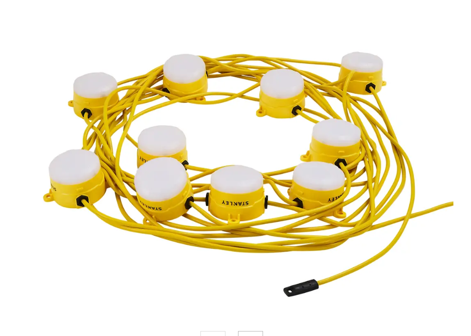 Zestaw reflektorów Stanley Festoon, 22 m